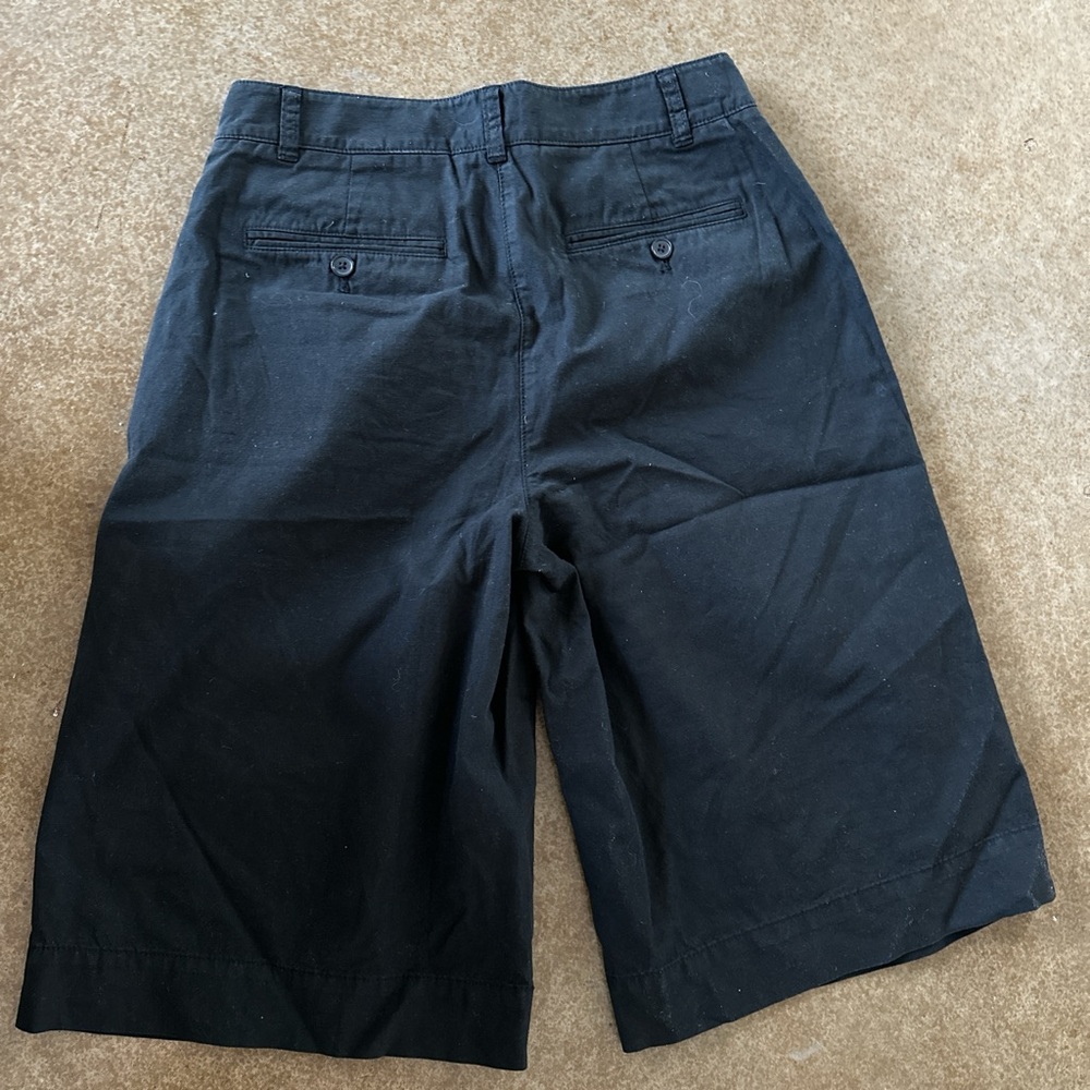 J. Crew Black Wide-Leg Pants